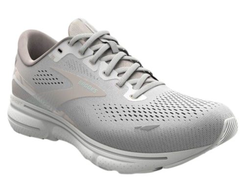 Brook Ghost 15 Womens B Width White Crystal Grey 189