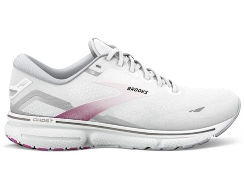 Brooks Ghost 15 Womens B Width White Oyster Viola 195