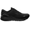 Brooks Ghost 15 womens running shoe in standard width in black and ebony colour