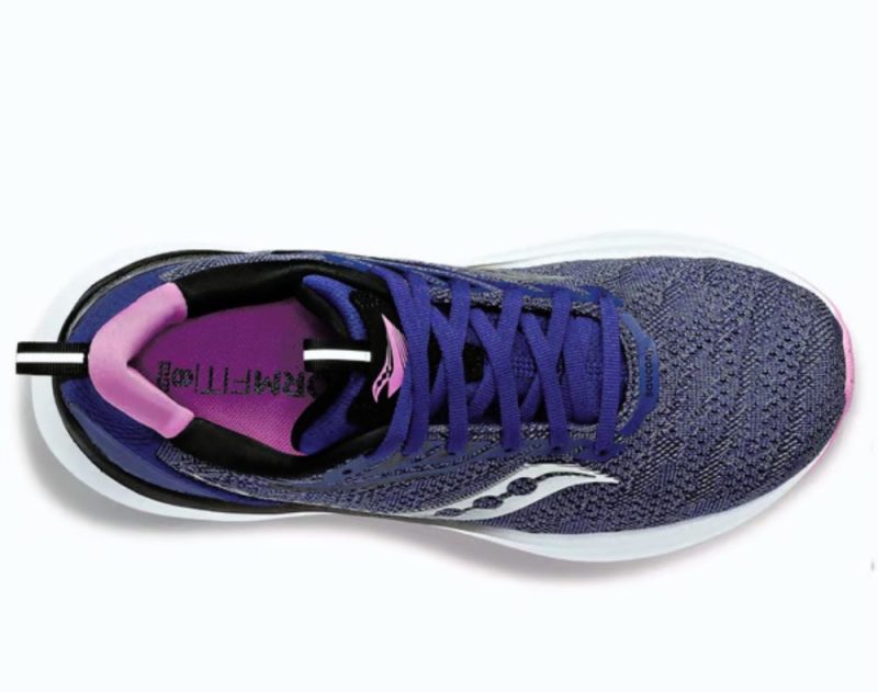 Saucony Echelon 9 Womens Wide D Width Indigo Grape 33 4