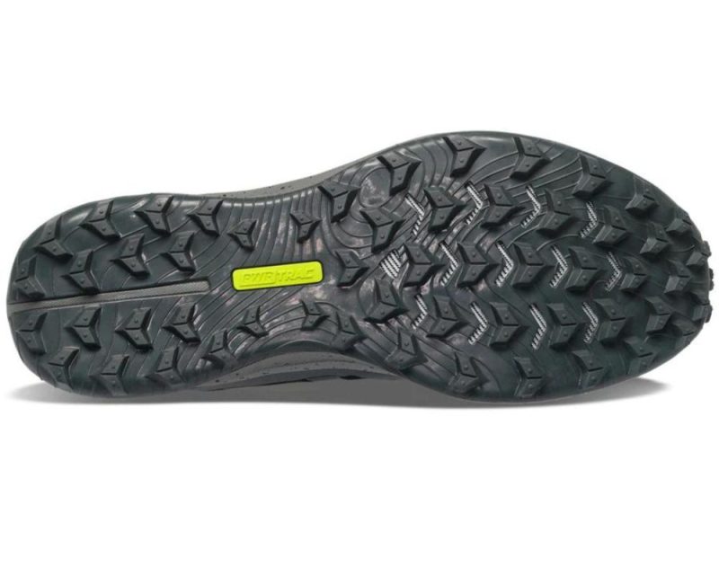 Saucony Peregrine 12 Womens Wide D Width Black Charcoal 2