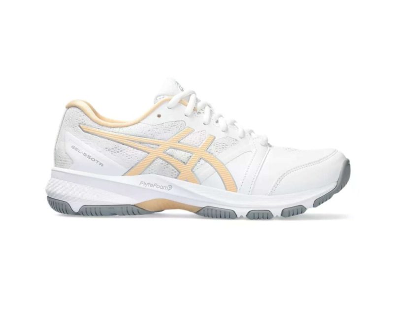 asics 550TR d womens white apricot crush 01