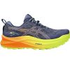 asics trabuco max for men in deep ocean bright orange colours facing front