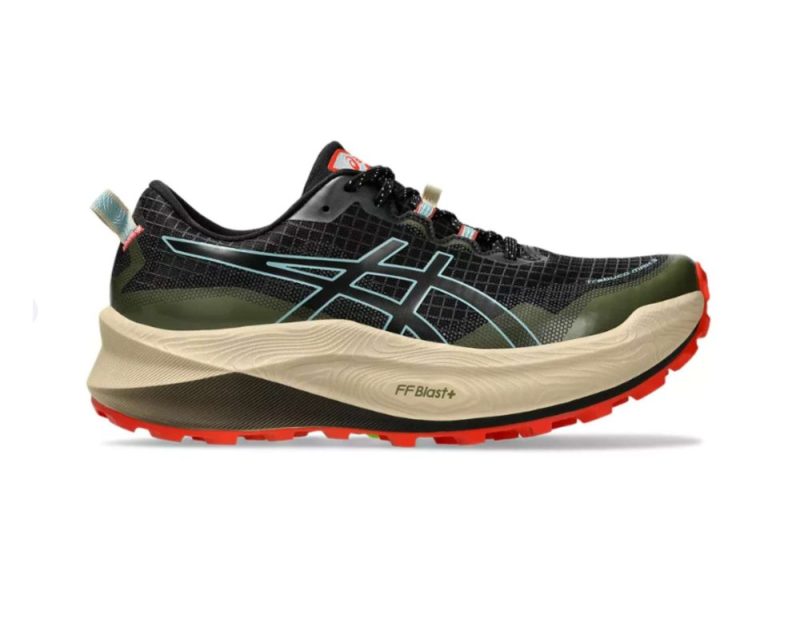 asics trabuco max 3 mens d black smoke blue 002 2