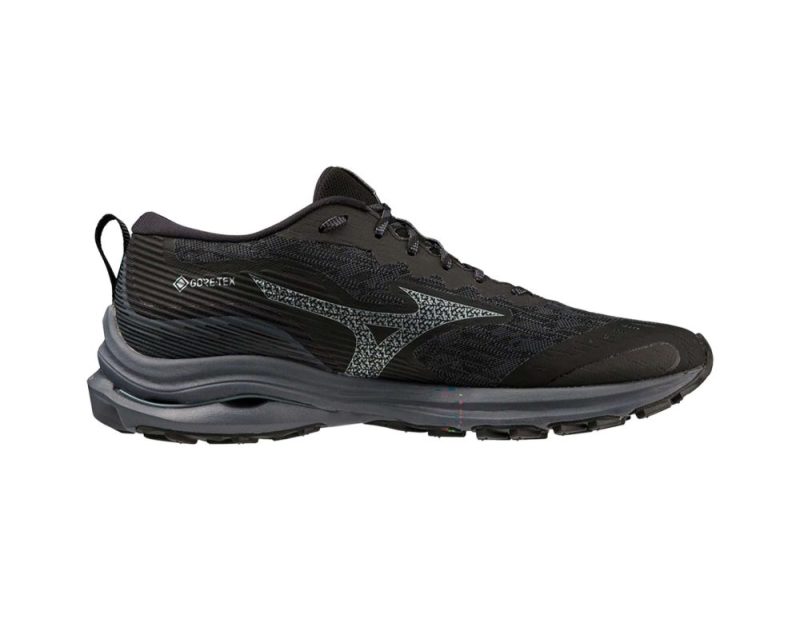 mizuno wave ride gtx 2e mens black ombre blue glacial ridge 01