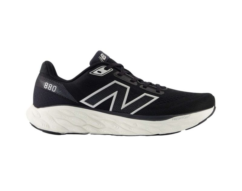 new balance fresh foam 880 v14 mens d black white B14 01