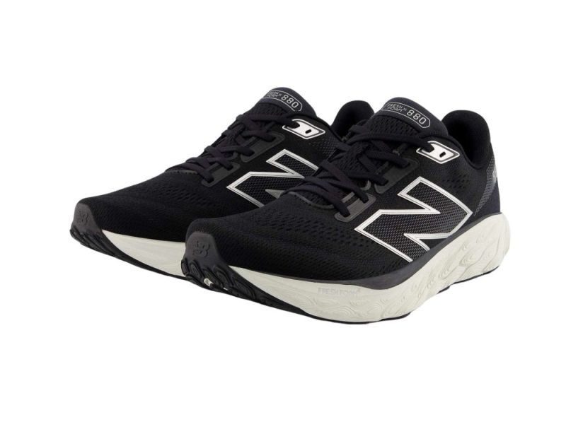 new balance fresh foam 880 v14 mens d black white B14 05